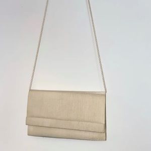 Beige ecru handbag for prom party